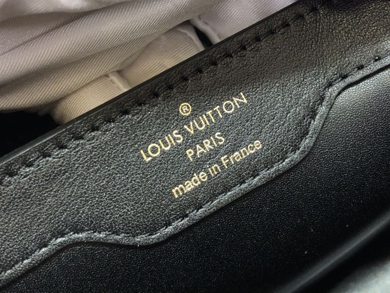 LOUIS VUITTON CAPUCINES MM White And Black – LW095