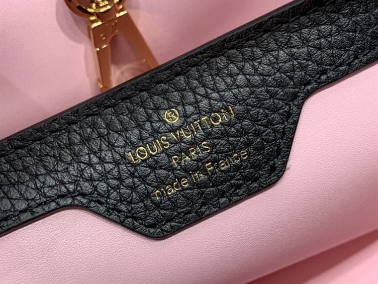 LOUIS VUITTON CAPUCINES MM BLACK – LW100