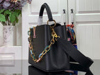LOUIS VUITTON CAPUCINES MM BLACK – LW100