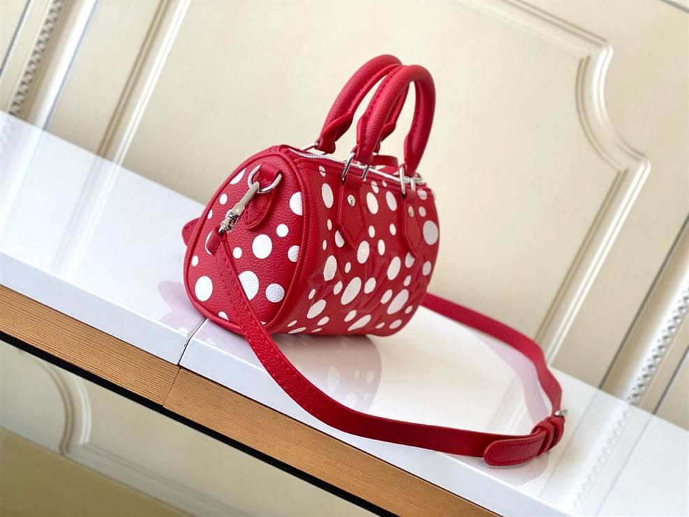 LOUIS VUITTON LV X YK SPEEDY BANDOULIERE 20 MONOGRAM EMPREINTE – LW081