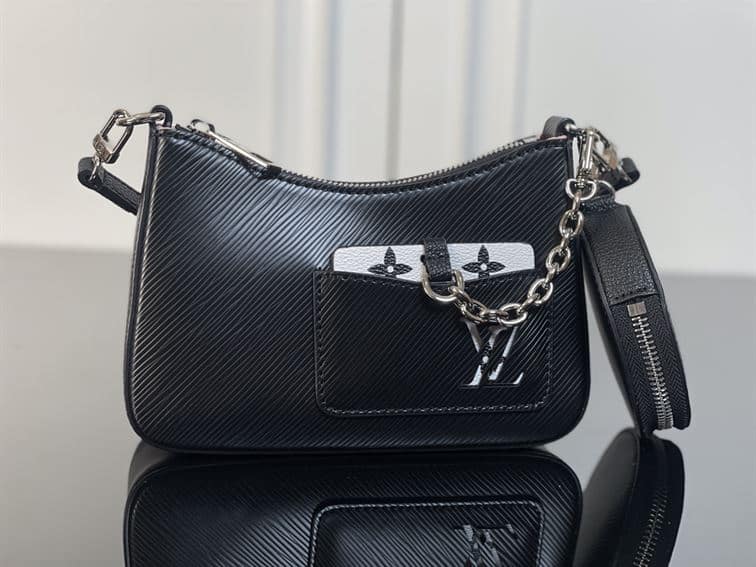 LOUIS VUITTON MARELLINI EPI LEATHER IN BLACK – LW058