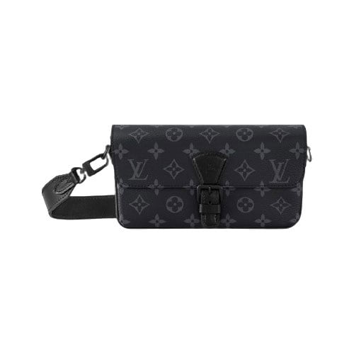 Louis Vuitton Montsouris Wearable Wallet Black – LW132