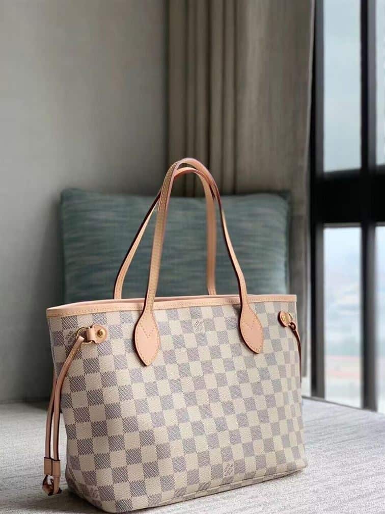 LOUIS VUITTON NEVERFULL PM DAMIER AZUR CANVAS – LW129