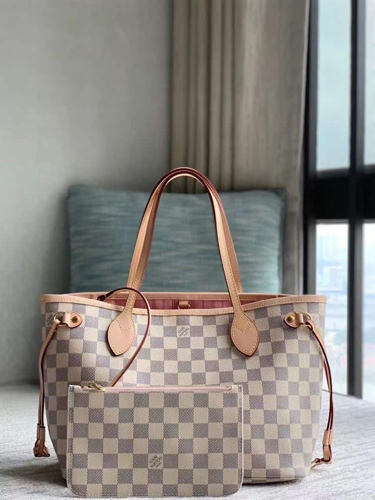 LOUIS VUITTON NEVERFULL PM DAMIER AZUR CANVAS – LW129
