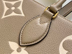 LOUIS VUITTON ONTHEGO MM BICOLOR MONOGRAM EMPREINTE – LW040