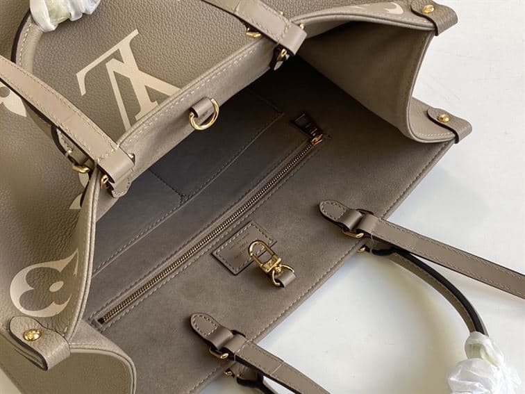 LOUIS VUITTON ONTHEGO MM BICOLOR MONOGRAM EMPREINTE – LW040
