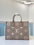 LOUIS VUITTON ONTHEGO MM BICOLOR MONOGRAM EMPREINTE – LW040