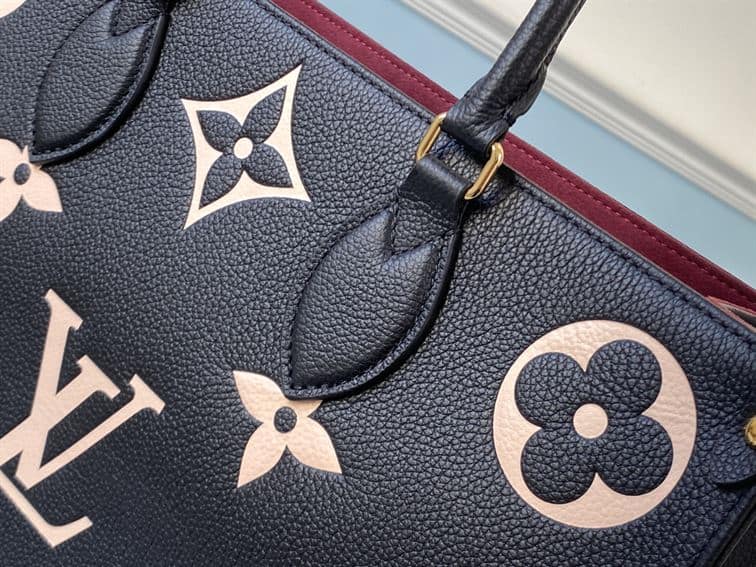 LOUIS VUITTON ONTHEGO MM BICOLOR MONOGRAM EMPREINTE – LW041
