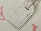 LOUIS VUITTON ONTHEGO MM BICOLOR MONOGRAM EMPREINTE LEATHER – LW121