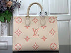 LOUIS VUITTON ONTHEGO MM BICOLOR MONOGRAM EMPREINTE LEATHER – LW121