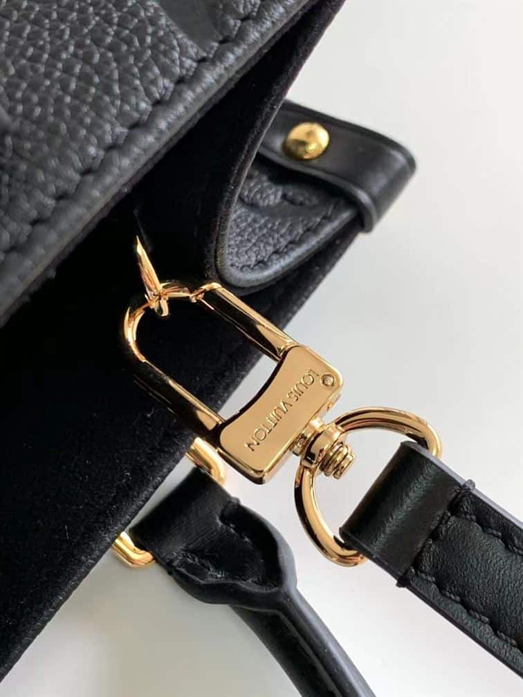 LOUIS VUITTON ONTHEGO PM BLACK MONOGRAM EMPREINTE – LW033