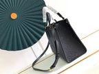 LOUIS VUITTON ONTHEGO PM BLACK MONOGRAM EMPREINTE – LW033