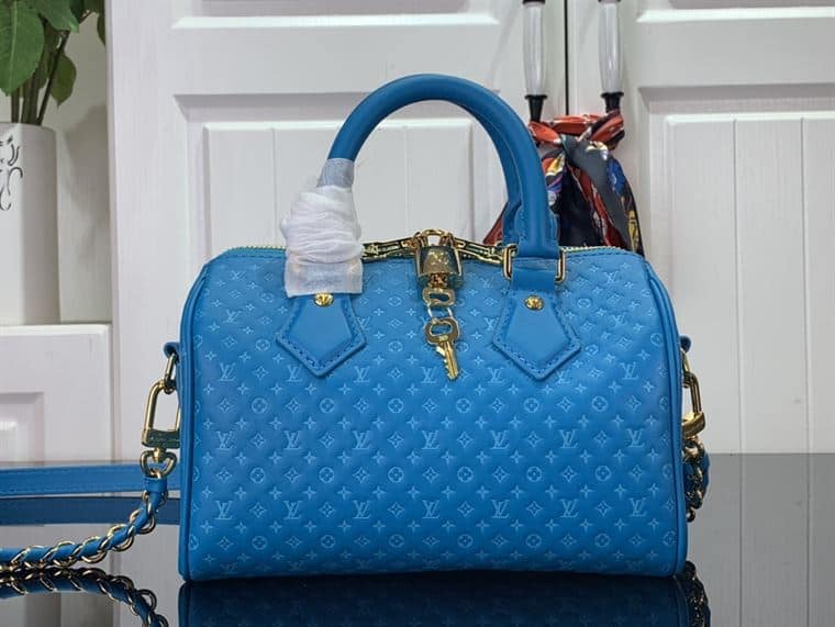 LOUIS VUITTON SPEEDY BANDOULIERE 20 Blue – LW091