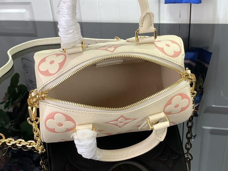 LOUIS VUITTON SPEEDY BANDOULIERE 20 MONOGRAM EMPREINTE LEATHER – LW123