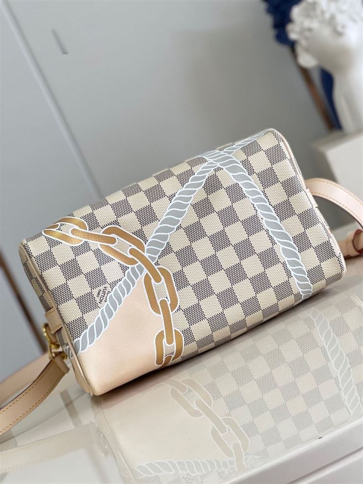 LOUIS VUITTON SPEEDY BANDOULIERE 25 DAMIER AZUR CANVAS – LW117