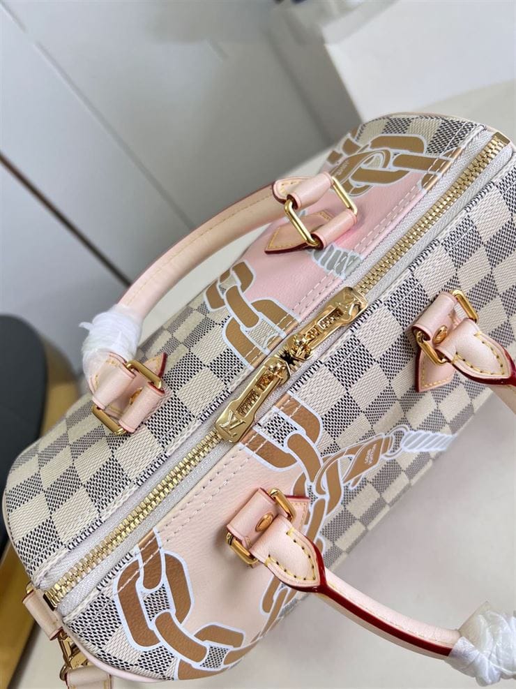 LOUIS VUITTON SPEEDY BANDOULIERE 25 DAMIER AZUR CANVAS – LW117