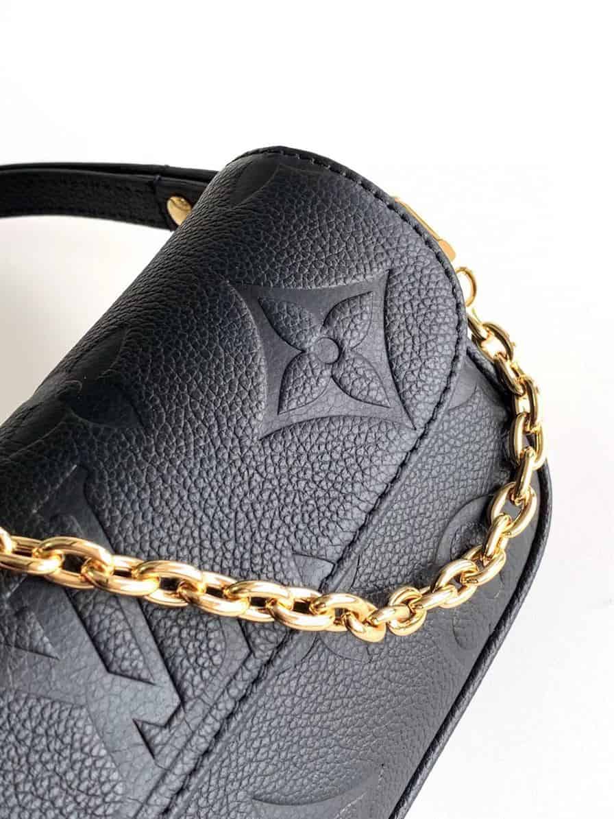LOUIS VUITTON WALLET ON CHAIN IVY MONOGRAM EMPREINTE LEATHER – LW036