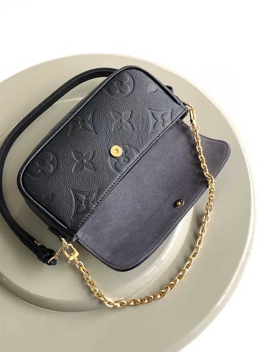 LOUIS VUITTON WALLET ON CHAIN IVY MONOGRAM EMPREINTE LEATHER – LW036
