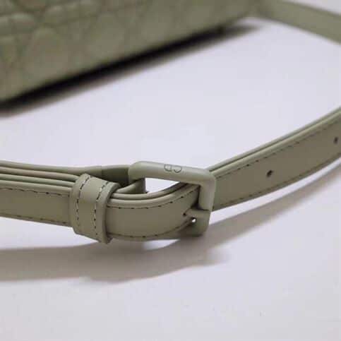 MEDIUM LADY DIOR BAG METALLIC GRAY – DOB007