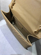 YSL COLLEGE MATT GOLD BAG – YB022