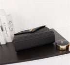 YSL ENVELOPE MEDIUM CHAIN BAG IN SUPPLE MATELASSÉ LEATHER – YB036