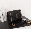 YSL ENVELOPE MEDIUM CHAIN BAG IN SUPPLE MATELASSÉ LEATHER – YB036