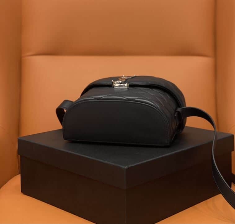 YSL JUNE QUILTED LEATHER CROSSBODY BLACK BAG – YB045