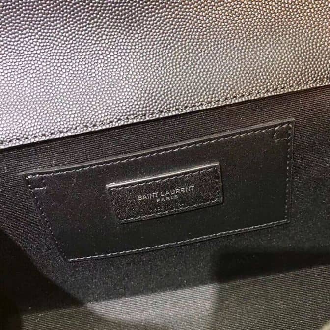 YSL KATE MEDIUM CHAIN BAG IN GRAIN DE POUDRE EMBOSSED LEATHER – YB037