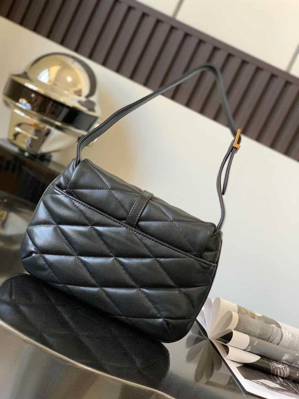 YSL LE 57 HOBO BAG IN QUILTED LAMBSKIN – YB047
