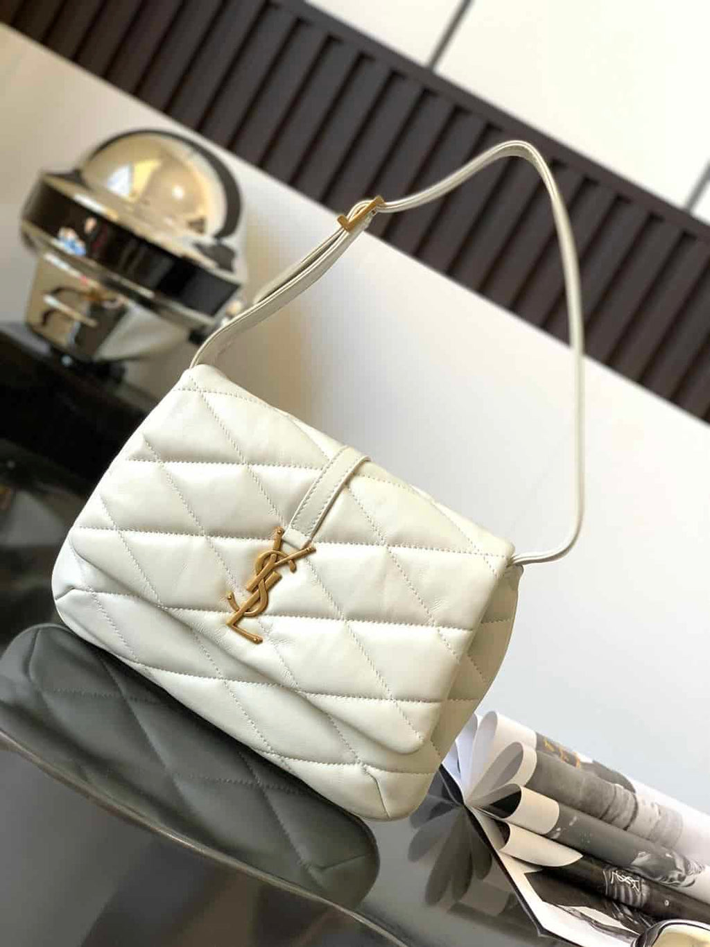 YSL LE 57 HOBO BAG IN QUILTED LAMBSKIN – YB048