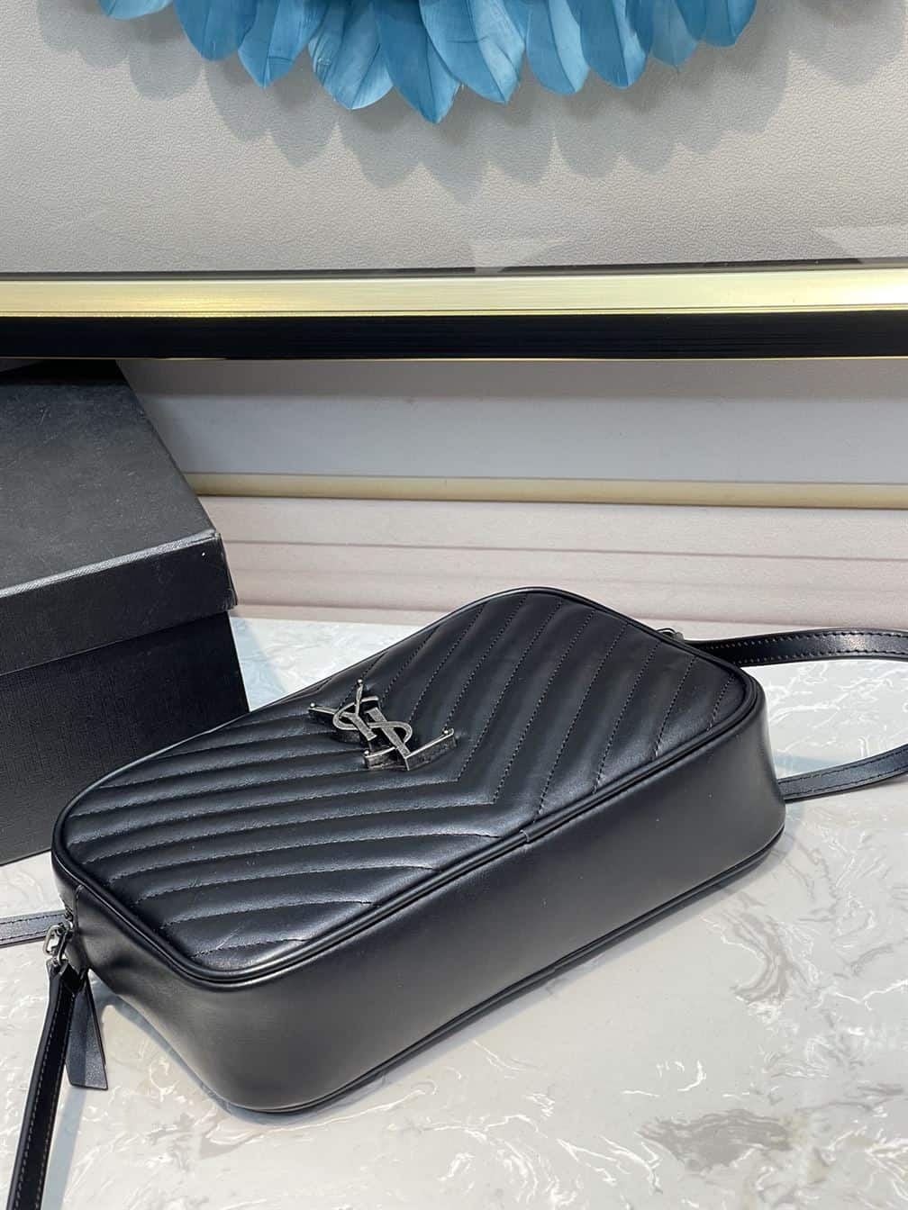 YSL LOU CAMERA BAG IN QUILTED LEATHER – YB049