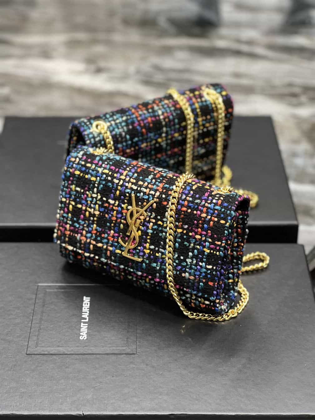 YSL LOULOU Nero & Multicolor Bag – YB023