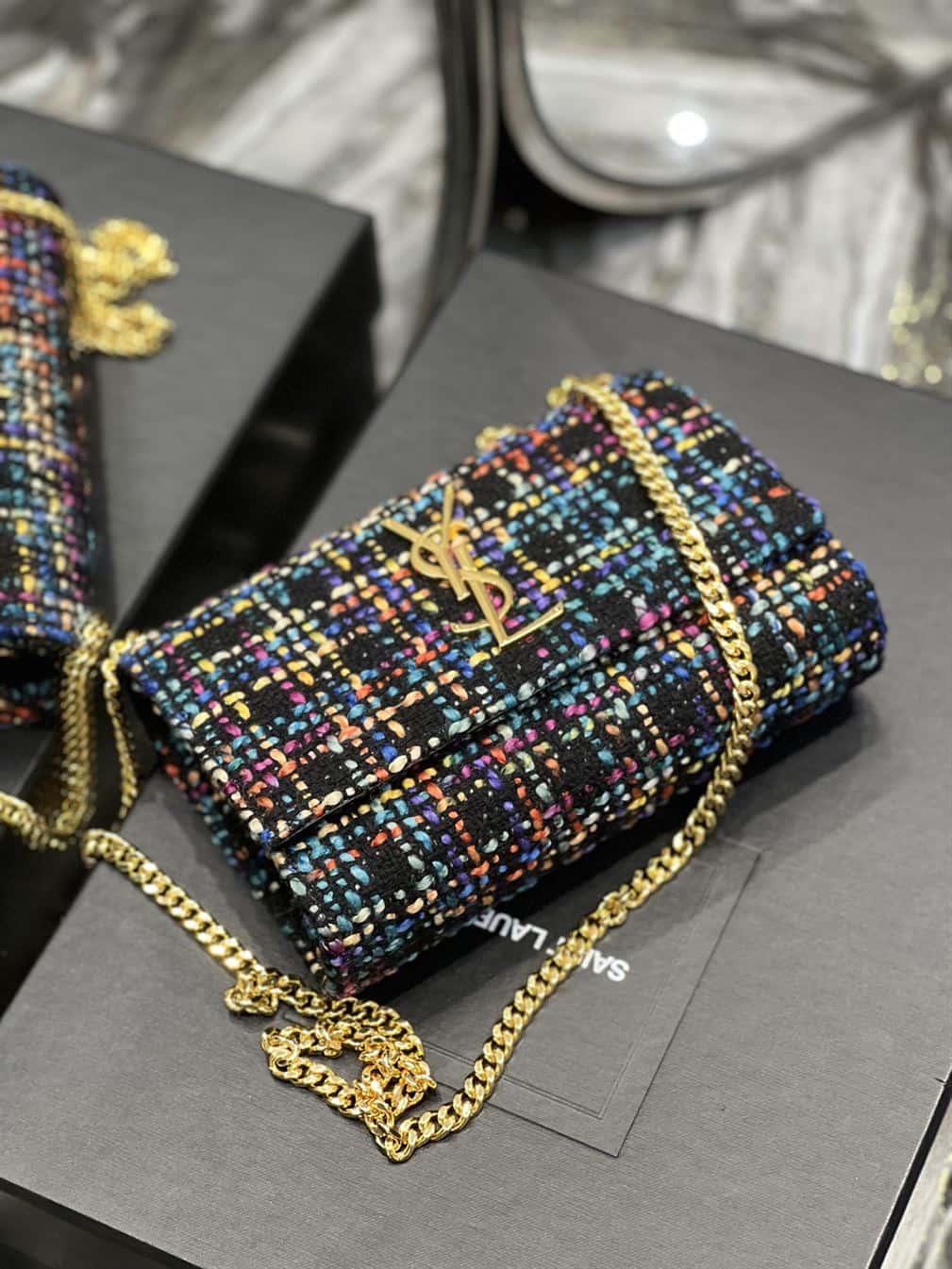 YSL LOULOU Nero & Multicolor Bag – YB023