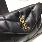 YSL LOULOU PUFFER SHOULDER BLACK BAG – YB011