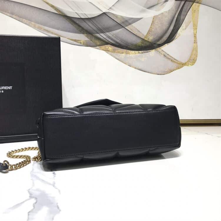 YSL LOULOU PUFFER SHOULDER BLACK BAG – YB011