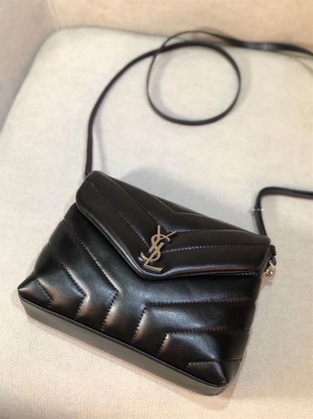 YSL LOULOU TOY STRAP BLACK BAG – YB007