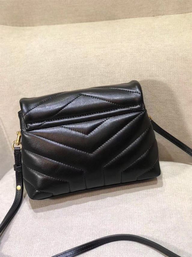 YSL LOULOU TOY STRAP BLACK BAG – YB007