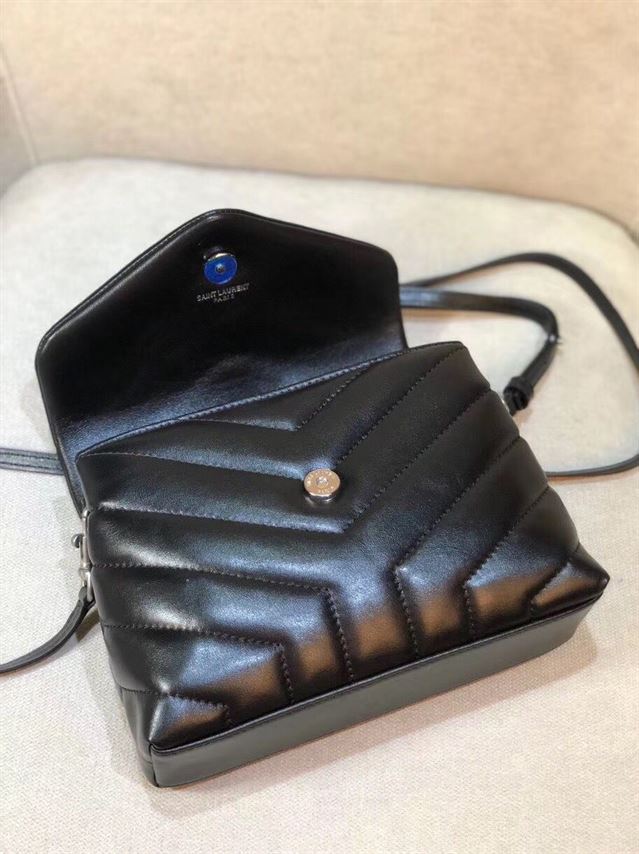 YSL LOULOU TOY STRAP BLACK BAG – YB007