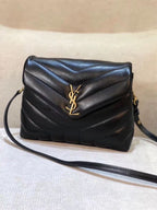 YSL LOULOU TOY STRAP BLACK BAG – YB007