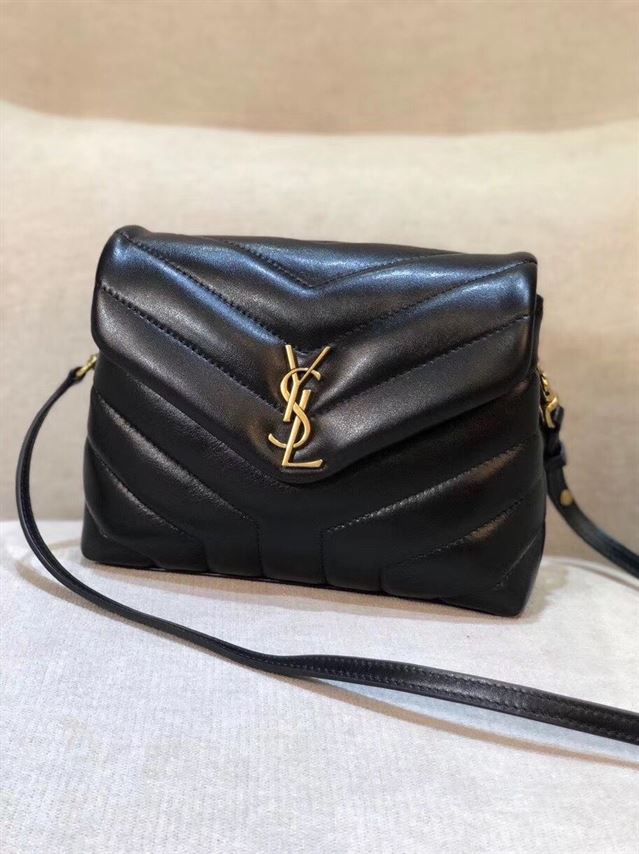 YSL LOULOU TOY STRAP BLACK BAG – YB007