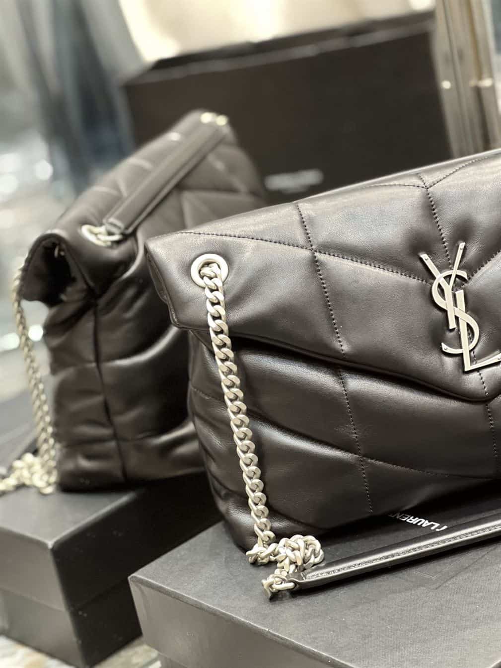 YSL MEDIUM PUFFER IN QUILTED NAPPA LEATHER – YB052
