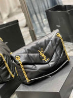 YSL MEDIUM PUFFER IN QUILTED NAPPA LEATHER – YB066