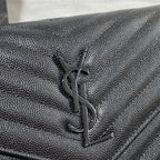 YSL MONOGRAMME CHAIN WALLET BLACK BAG – YB032