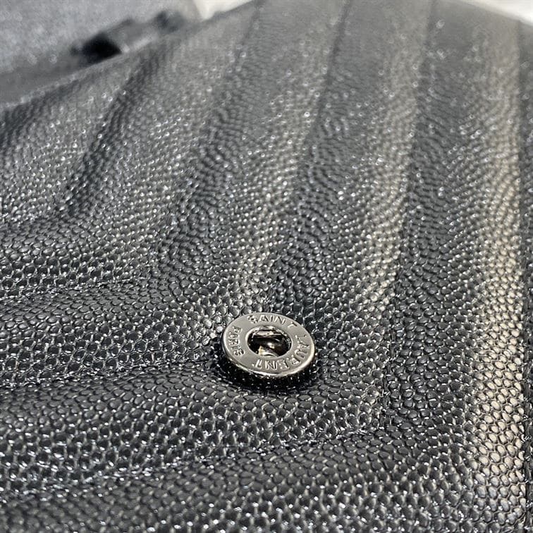 YSL MONOGRAMME CHAIN WALLET BLACK BAG – YB032