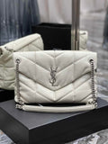 YSL PUFFER TOY WHITE BAG – YB017