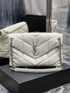YSL PUFFER TOY WHITE BAG – YB017