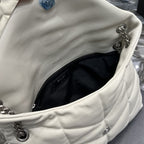 YSL PUFFER TOY WHITE BAG – YB017