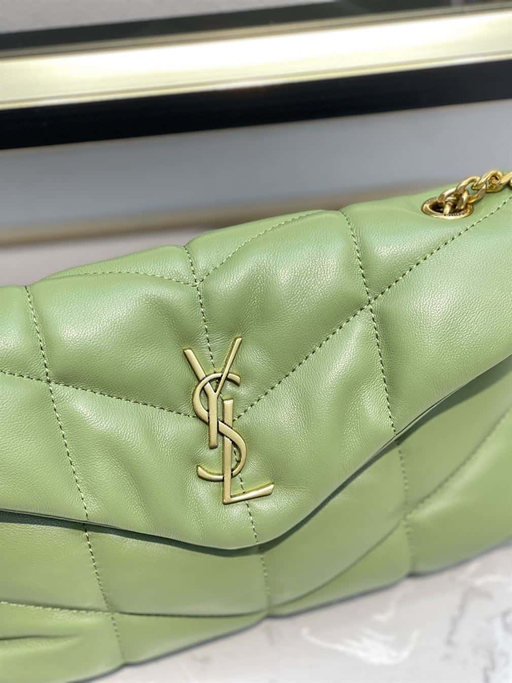 YSL PUFFER TOY MINT GREEN BAG – YB019