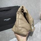 YSL PUFFER TOY WHITE CREAM BAG – YB020