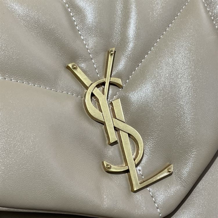 YSL PUFFER TOY WHITE CREAM BAG – YB020